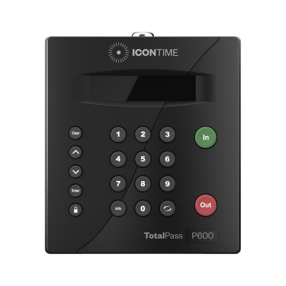 TotalPass P600 Proximity Card Time Clock – Icon Time